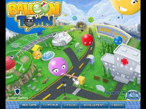 Balloon Town game artwork
