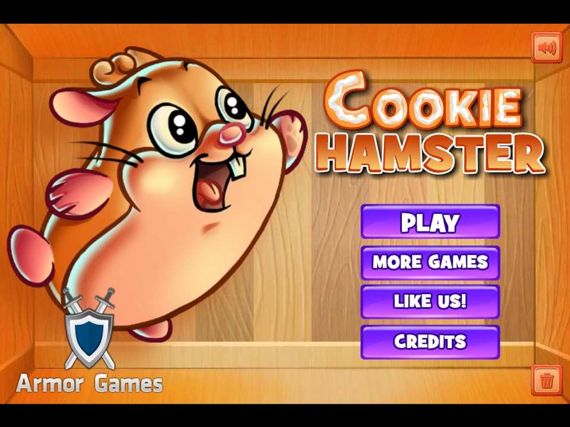 Cookie Hamster title screen