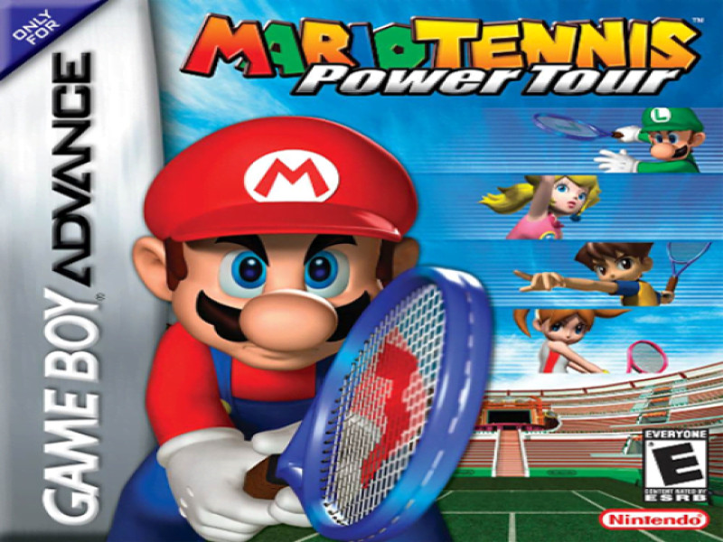 Mario Tennis Advance; Power Tour screenshot