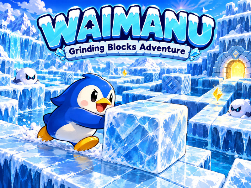 Waimanu; Grinding Blocks Adventure screenshot