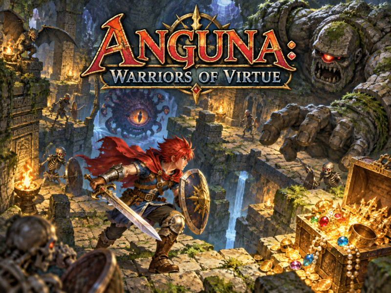 Anguna; Warriors of Virtue screenshot