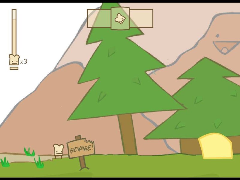 Toast of War title screen
